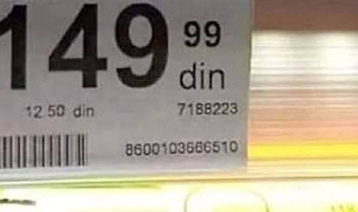 Naši susjedi nisu znali što da misle kada su ugledali ovu ponudu u jednom dućanu