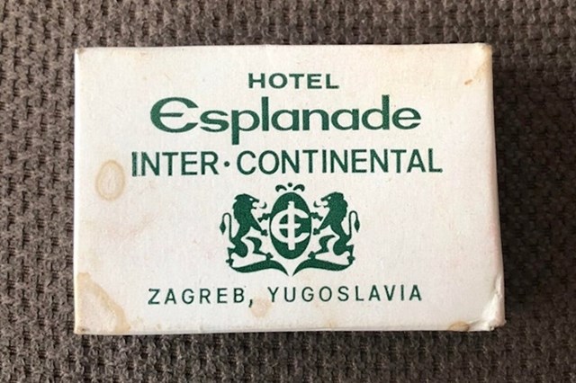Ovaj Amerikanac pronašao je stari sapun iz hotela Esplanade u Zagrebu :)