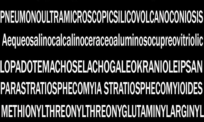 Sesquipedalophobia - strah od dugih riječi