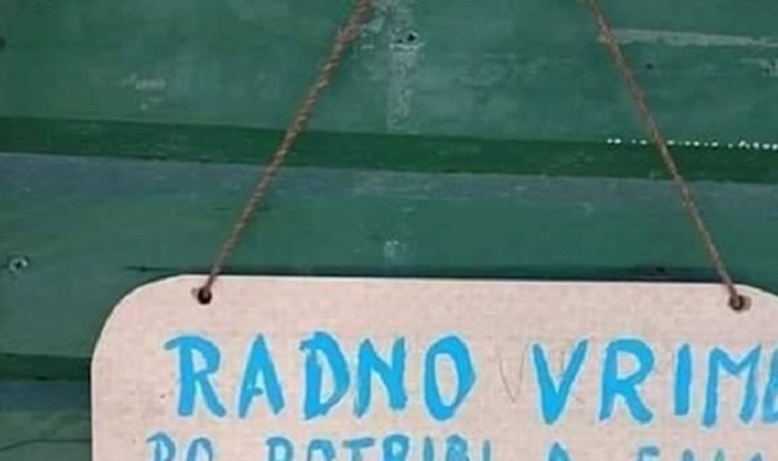 Radno vrijeme ovog lokala u Dalmaciji oduševilo sve kupce, tko bi im zamjerio?