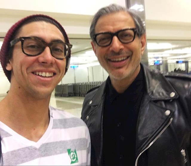"Jeff Goldblum zaustavio je mog brata prije nekoliko godina, jer je pomislio da su jako slični. Brat je bio oduševljen!"