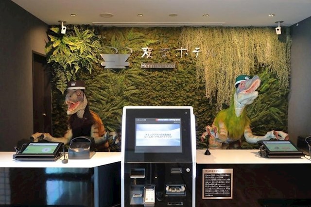 U ovom hotelu u Tokiju na recepciji će vas dočekati roboti dinosauri