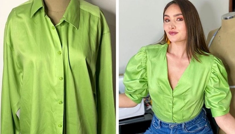 Djevojka pretvara staru odjeću u moderne kreacije koje bi svi poželjeli nositi