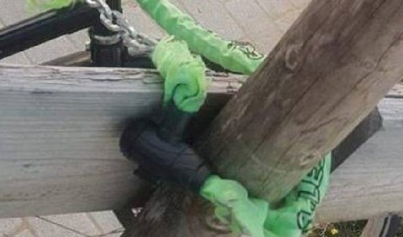 Lopova od krađe ovog bicikla može spriječiti samo to da umre od smijeha, pogledajte ovu zaštitu