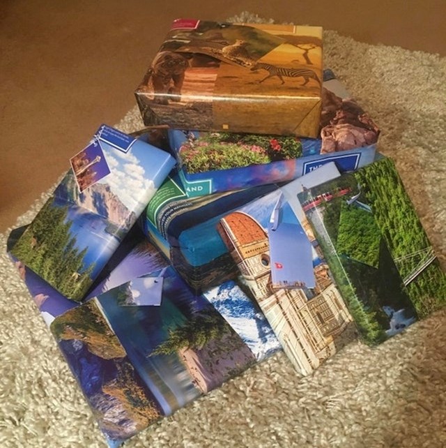 "Poklone sam zamotala u brošure o putovanjima"