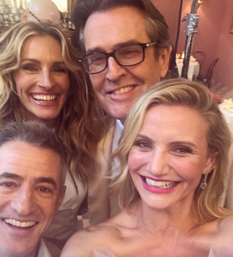 Cameron Diaz, Julia Roberts, Rupert Everett i Dermot Mulroney (Moj dečko se ženi,1997.)