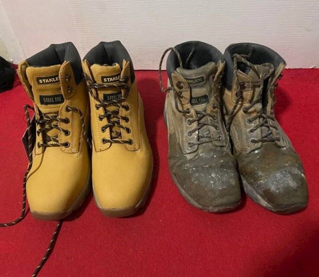 "Moje nove čizme i moje pet godina stare čizme"