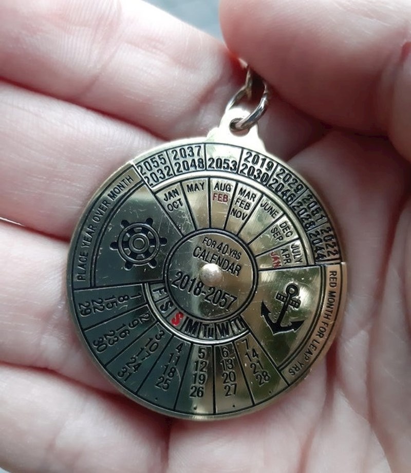 "Dobio sam džepni kalendar star 40 godina koji pokazuje dane do 2057. godine"