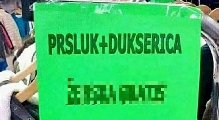 Ovaj natpis na tržnici u Bosni nasmijao je kupce, ponuda je prilično nevjerojatna