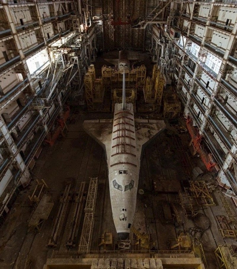 Stara svemirska letjelica u Bajkonuru