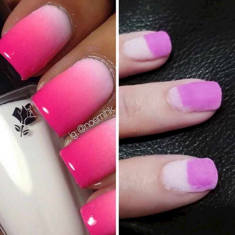 "Pokušala sam napraviti ombre nokte"