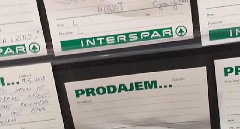 Netko je ostavio neobičan oglas u dućanu, pogledate koga ovaj čovjek iz Zadra pokušava prodati