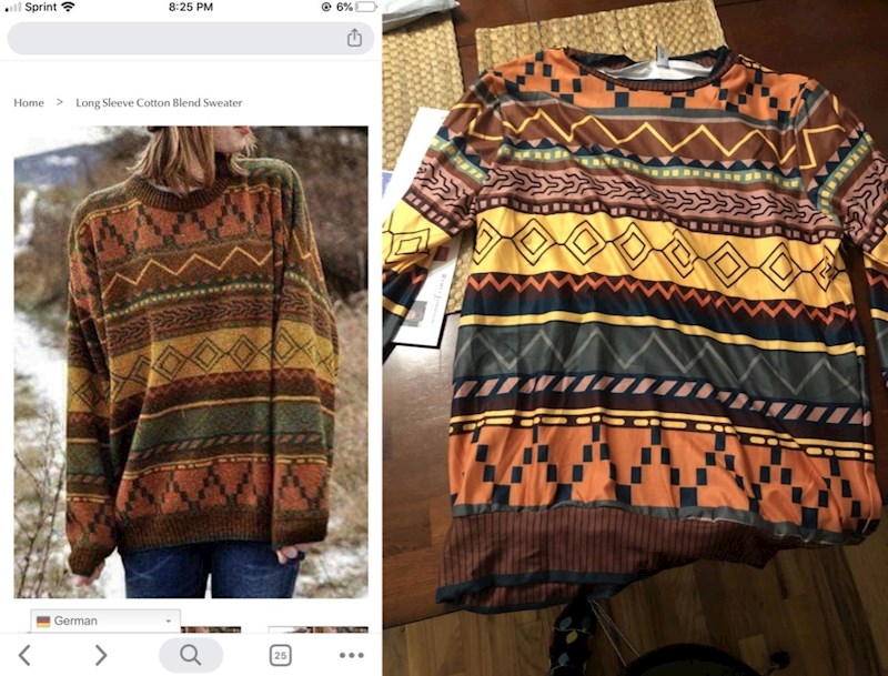 Materijal nije ni sličan onomu sa slike