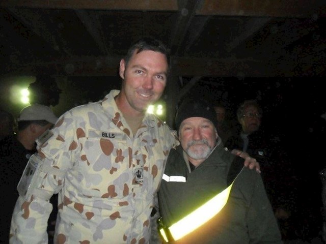 "Moj tata s Robinom Williamsom u Afganistanu, 2010. godine"