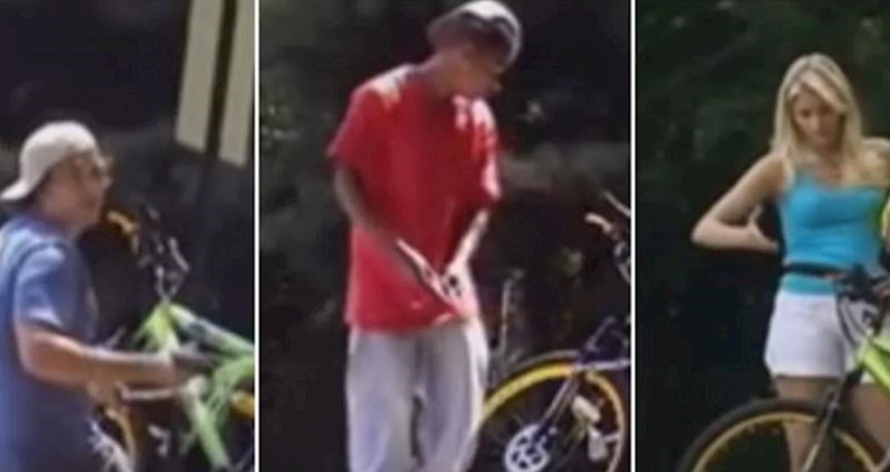 Bijelac, crnac i lijepa plavuša pokušali su ukrasti bicikl. Evo kako su prolaznici reagirali