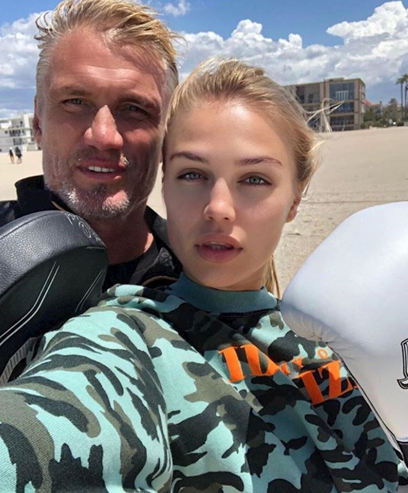 Dolph Lundgren i da Lundgren