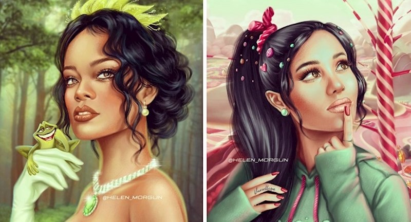 12 poznatih žena nacrtanih poput likova iz crtića