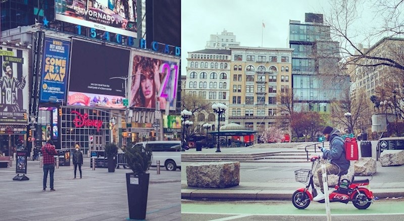 Fotografirao je prazni New York kroz prozor svog automobila