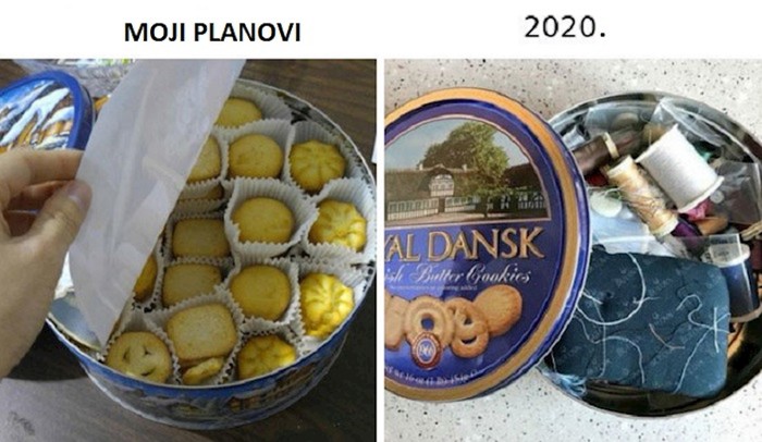 Ljudi rade urnebesne "Moji planovi vs. 2020. godina" memove, evo nekoliko najboljih