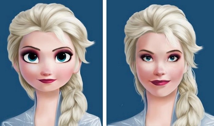 Kako bi 16 Disneyevih likova izgledalo s realističnijim crtama lica