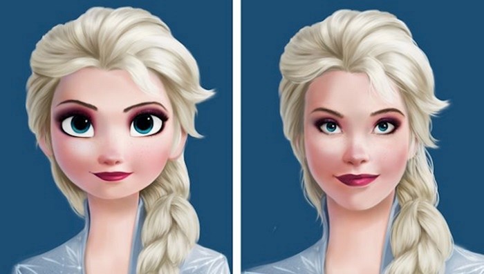 Kako bi 16 Disneyevih likova izgledalo s realističnijim crtama lica