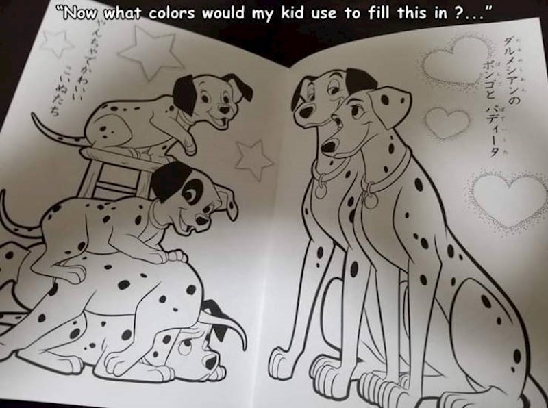 Kako obojiti pse koji su bijeli s crnim mrljama?