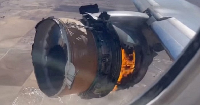 Putnik je iz aviona snimao kako gori motor. Ovo je jezivo, pogledajte