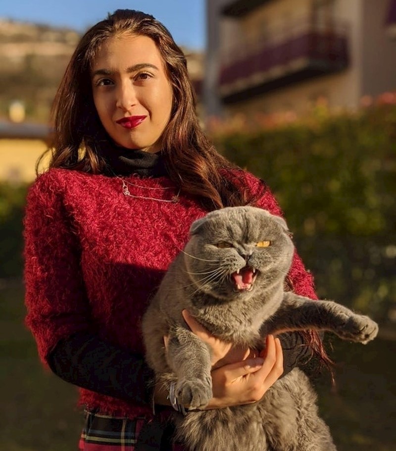 "Moj dečko je uspio uhvatiti trenutak kada je njegovoj mački počelo biti dosta svega"