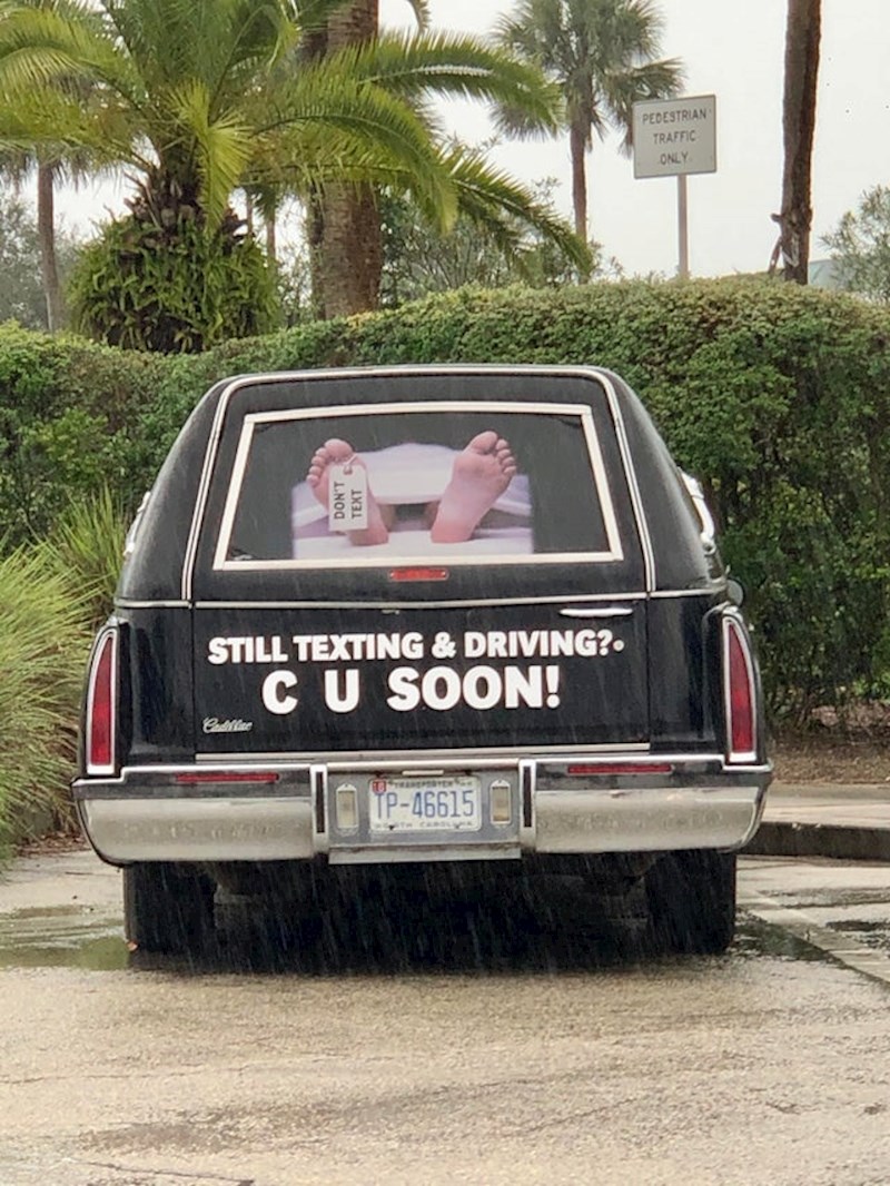 "Još uvijek vozite i tipkate po mobitelu? Jer ako je tako, idući ste..."