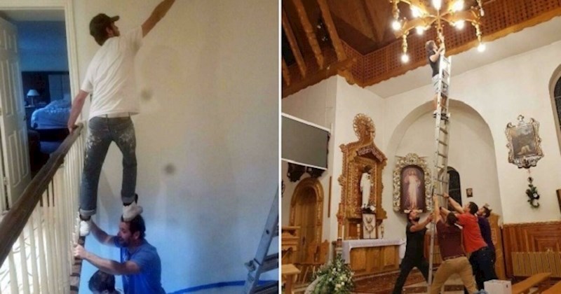 Ovi ljudi nisu čuli za zaštitu na radu, pogledajte kako obavljaju svoje poslove