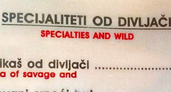 Gore od Google prevoditelja - morate vidjeti kako su u jednom restoranu preveli nazive jela
