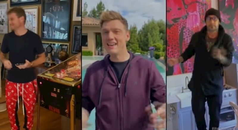 Backstreet Boysi snimili su svoj hit I Want It That Way iz svojih domova, video je genijalan