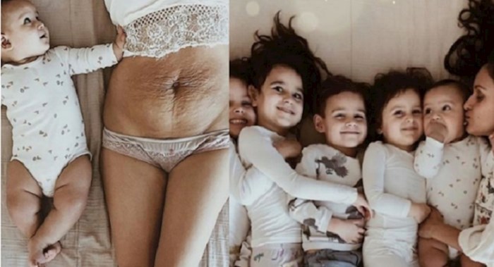 Mama je rodila petero djece i sada objavljuje slike kojima slavi žensko tijelo nakon poroda