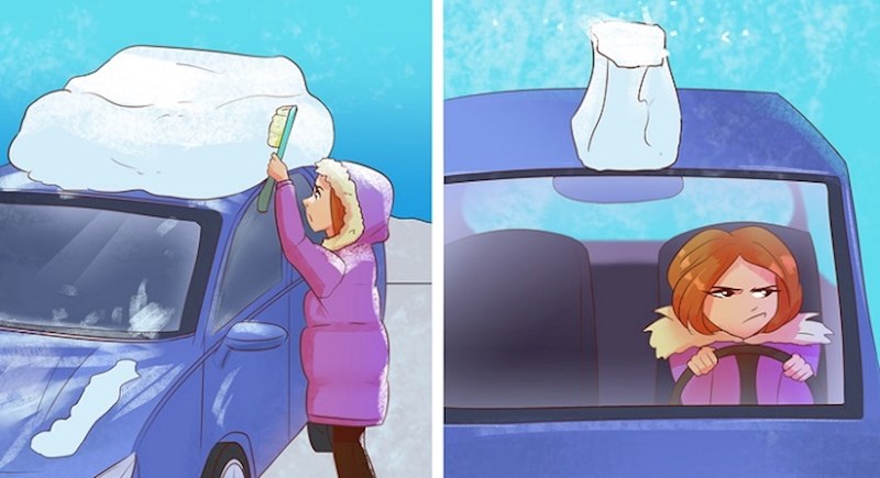 Duhovite ilustracije koje pokazuju probleme s kojima se susreću sve niske cure