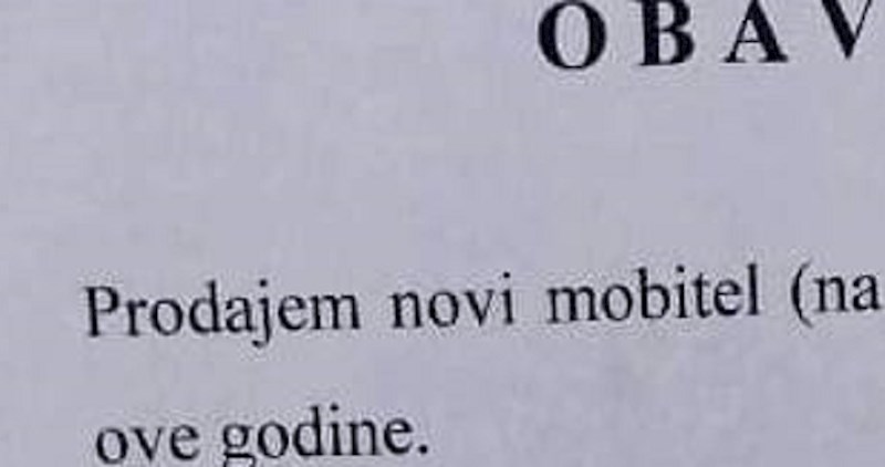 Lik je objavio oglas u kojem prodaje mobitel, nešto u oglasu nasmijalo je sve koji su ga ugledali