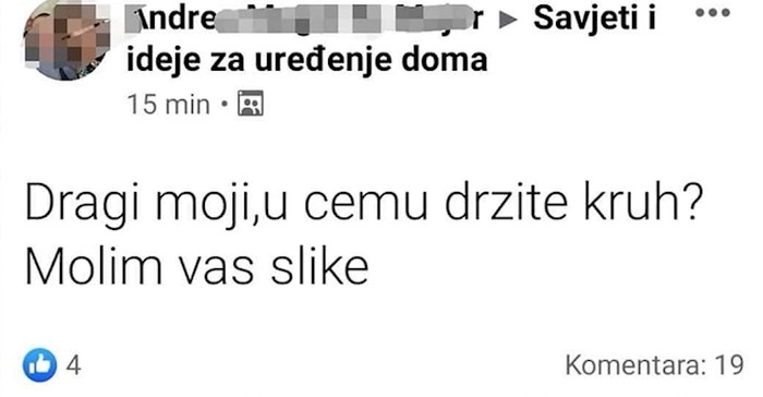Žena je u jednoj Facebook grupi postavila pitanje, ovakav odgovor nije očekivala