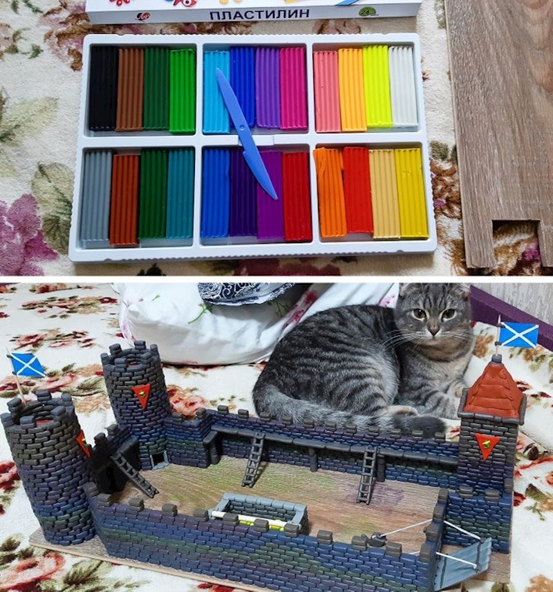 "Bio sam s kćeri u dućanu kada smo ugledali playdough smjesu za modeliranje. Tako je nastalo ovo"