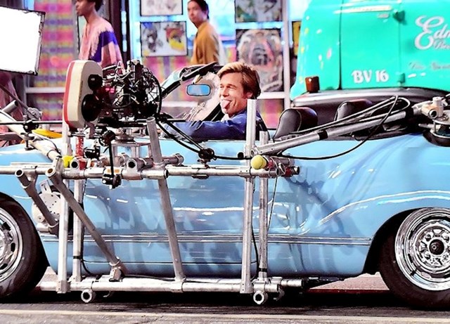 Brad Pitt na setu filma Bilo jednom… u Hollywoodu