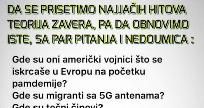 Netko je na vrlo jednostavan način objasnio koliko su teorije zavjere glupe i besmislene