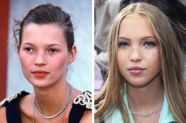 Kate Moss i kćer Lila Moss kao tinejdžerice