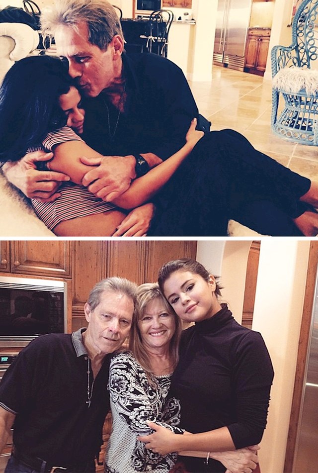 Selena Gomez s roditeljima