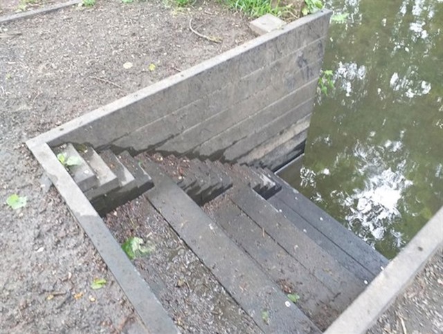 Male stepenice koje služe za patke