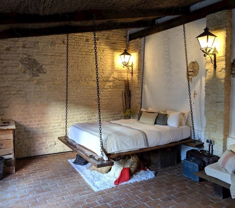 "Krevet u kući u Španjolskoj u kojoj smo odsjeli"