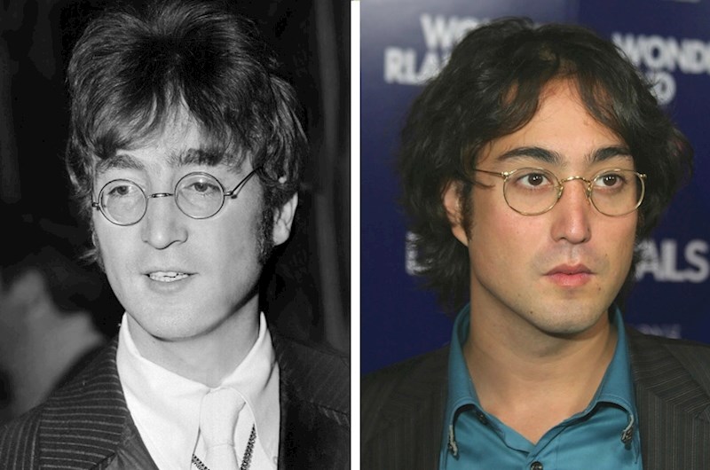 John Lennon i njegov sin Sean Lennon u dvadesetima