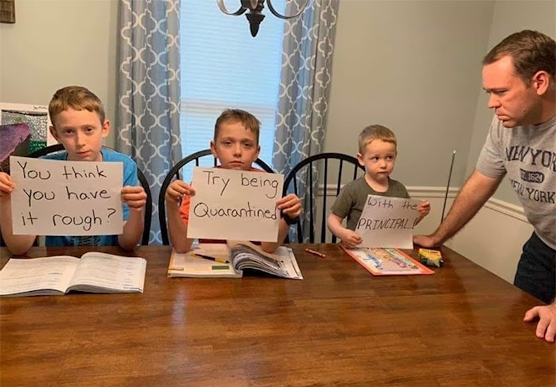 Mislite da je vama teško? Probajte provoditi vrijeme u karanteni s ravnateljem!