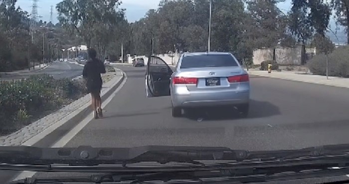 VIDEO Žena je vozila, a ono što se odjednom dogodilo je teško shvatiti