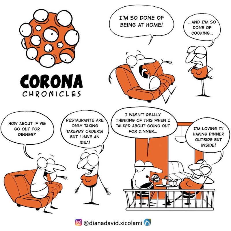 Ako želite jesti u restoranu, pojedite obrok na svom balkonu :)