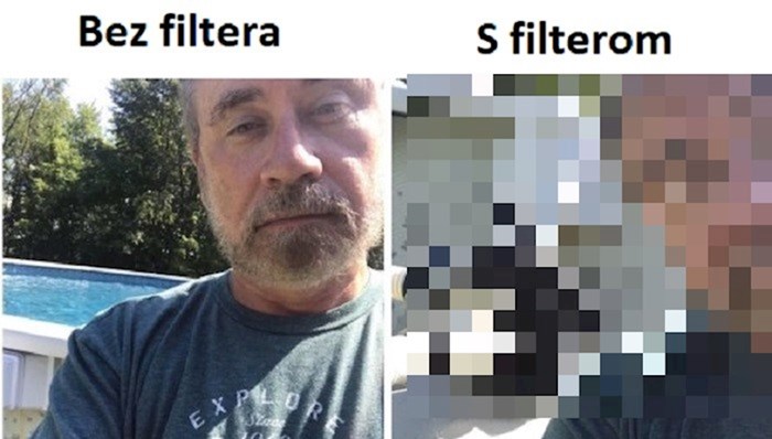 Tata nasmijao društvene mreže svojom fotkom s "filterom", ovo je urnebesno