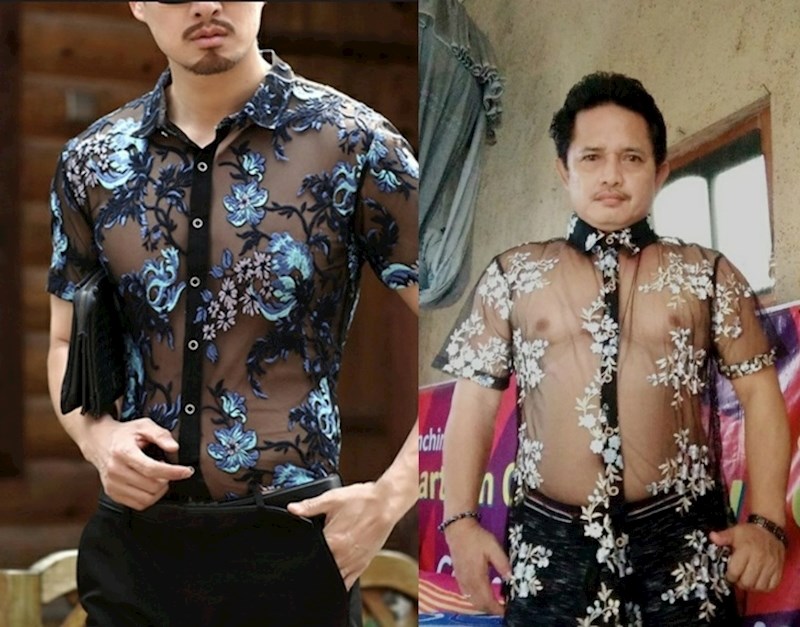 Lijevo je slika koja stoji na stranicama online dućana, a desno je slika koju je objavio kupac