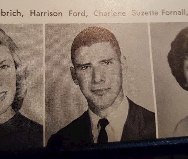 "Čistio sam potkrovlje svog djeda i pronašao Harrisona Forda u njegovom starom školskom godišnjaku."